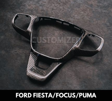Ford Fiesta / Focus / Puma Genuine Carbon Steering Wheel Trims